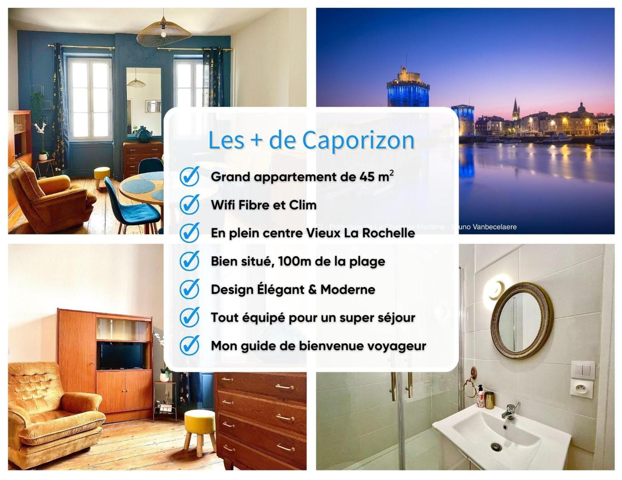 Caporizon-Le Perot-T2 Au Coeur Du Vieux Port 100M Plage La Rochelle  Exterior foto